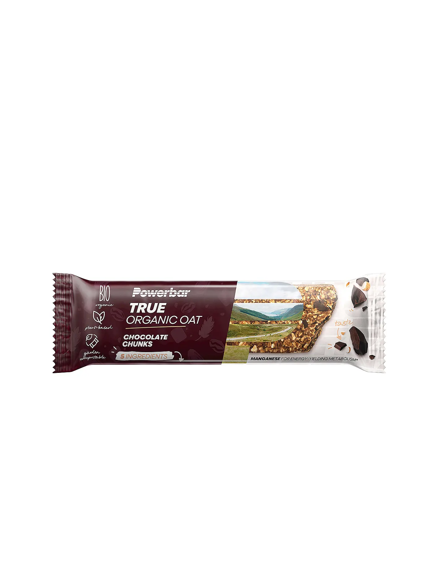 POWER BAR | Riegel True Organic Oat Bar Chocolate Chunks 40g | 